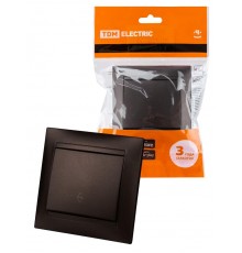 Выключатель на 2 направления 1 кл. 10А шоколад "Лама"  SQ1815-0506  TDM