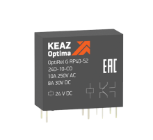 Реле промежуточное OptiRel G RP40-52-60D-10-CO 281029  КЭАЗ
