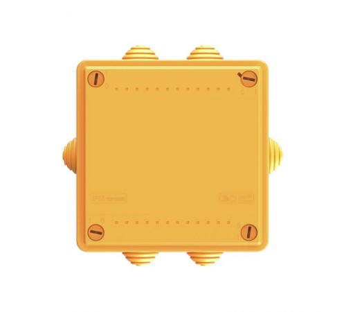 Коробка распределительная пластиковая FS огн., IP56,100х100х50мм, 5р, 450V,20A,10мм.кв с кабельными вводами и клеммниками  FSB11510  DKC