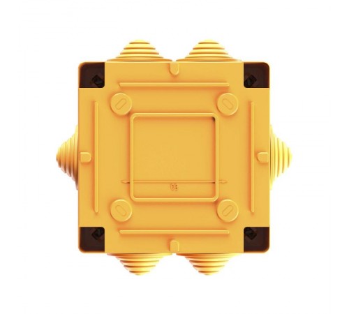 Коробка распределительная пластиковая FS огн., IP56,100х100х50мм, 5р, 450V,20A,10мм.кв с кабельными вводами и клеммниками  FSB11510  DKC