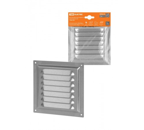 Решетка металл. 150х150, с оцинкованным покрытием,  SQ1807-0712  TDM