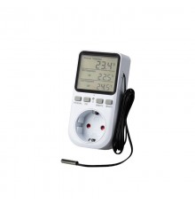 Терморегулятор цифровой 16А-01 в розетку, белый  51-0800  REXANT