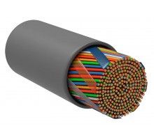 Кабель связи витая пара U/UTP, кат.5E, 50 пар 50х2х24AWG solid, LSZH, 500м, серый  LC1-C5E50-121  ITK