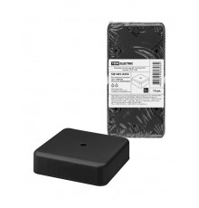 Коробка распаячная КР 75х75х20 ОП черная IP40  SQ1401-0253  TDM