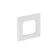 Рамка одинарная для устройств 50 мм 84x84 мм (серебристый) (AR50-F1 AL)  6119396  OBO Bettermann