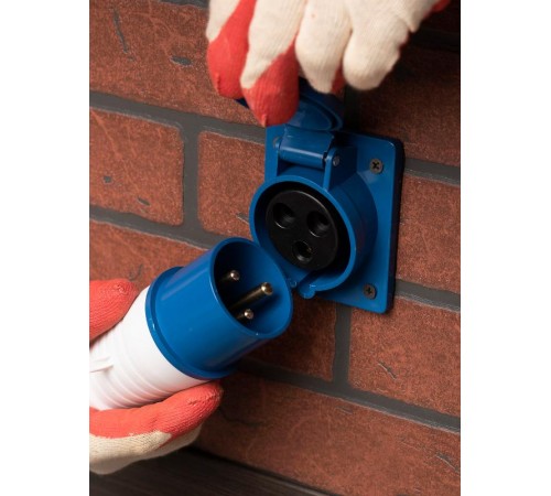 Розетка стационарная внутренняя 423 2Р+РЕ 32А 220В IP44 EKF PROxima  ps-423-32-220  EKF