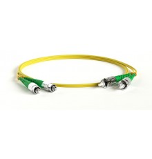 Патч-корд FC-D2-9-FC/AR-ST/AR-H-3M-LSZH-YL волоконно-оптический (шнур) SM 9/125 (OS2), FC/APC-ST/APC, 2.0 мм, duplex, LSZH, 3 м  238584  Hyperline