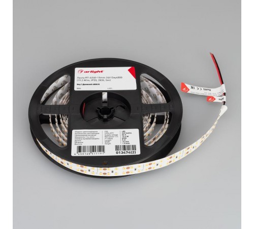 Лента светодиодная RT-A240-15mm 24V Day4000 (19.2 W/m, IP20, 2835, 5m) (arlight, Открытый)  013474(2)  Arlight