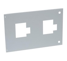 Металлическая лицевая панель - XL3 4000 - для 2 DPX 250 съёмного исполнения - для АВР с моторными приводами  021291  Legrand