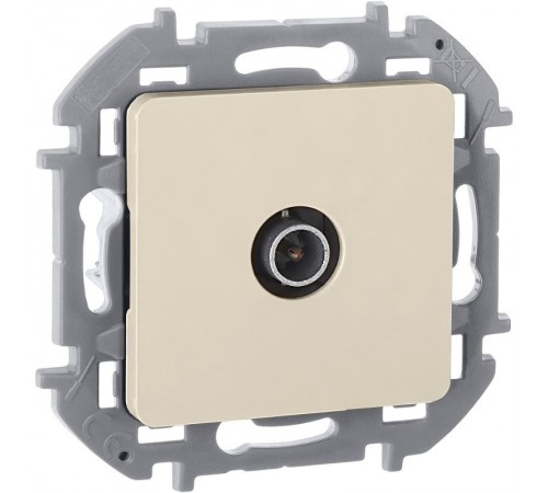 Inspiria Слоновая кость Розетка телевизионная TV "звезда" С/У 2 дБ 0-2400 мГц без рамки  673851  Legrand