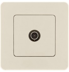 Inspiria Слоновая кость Розетка телевизионная TV "звезда" С/У 2 дБ 0-2400 мГц без рамки  673851  Legrand