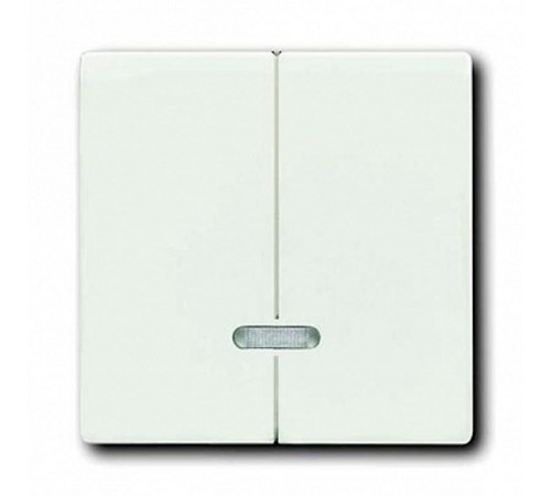 Управляющий элемент для 2-канального светорегулятора 6565 U, серия solo/future, цвет белый бархат  6599-0-2964   2CKA006599A2964  ABB