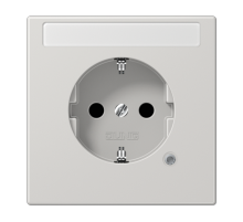 SCHUKO-розетка с полем для надписи и индикатором LS1520NAKOLG Jung