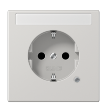 SCHUKO-розетка с полем для надписи и индикатором LS1520NAKOLG Jung