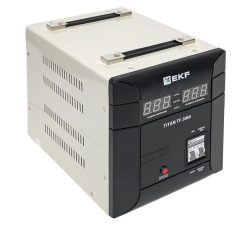 Стабилизатор напряжения электронный напольного исполнения TITAN -ТF-3000  stab-TF-3000 EKF