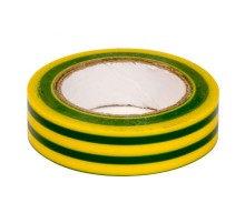 Лента изоляционная ПВХ 19x0,15 20м в рулоне желто-зелёная  PVC192015YGN  DKC