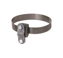 Держатель хомут 10-250 мм нержавеющая сталь, для прута 6-10 мм, стальной зажим термодиффузия   SQ2402-3188  TDM