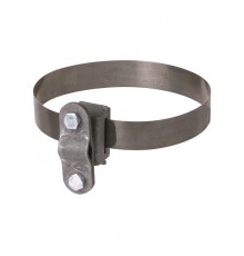 Держатель хомут 10-160 мм нержавеющая сталь, для прута 6-10 мм, стальной зажим термодиффузия   SQ2402-3186  TDM