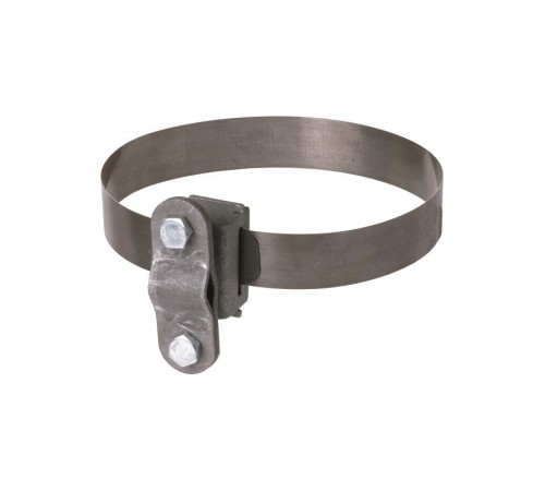 Держатель хомут 10-250 мм нержавеющая сталь, для прута 6-10 мм, стальной зажим термодиффузия   SQ2402-3188  TDM