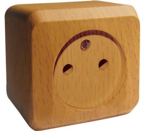 Этюд Бук О/У Розетка без заземления без шторок  PA16-001T  SE