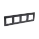Etika Антрацит Рамка 4-ая  672584  Legrand