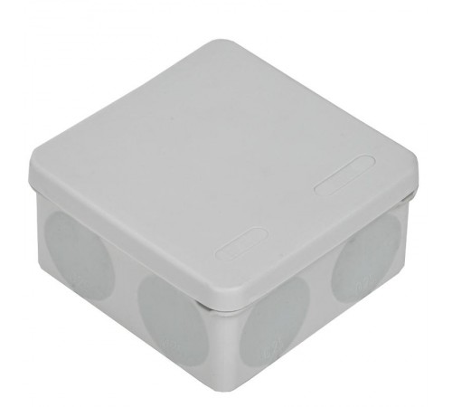 Коробка распределительная КМ42455 о/п 100х100х50мм IP67 8 вв. серая   UKO21-100-100-050-K41-66  IEK