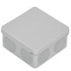Коробка распределительная КМ42455 о/п 100х100х50мм IP67 8 вв. серая   UKO21-100-100-050-K41-66  IEK