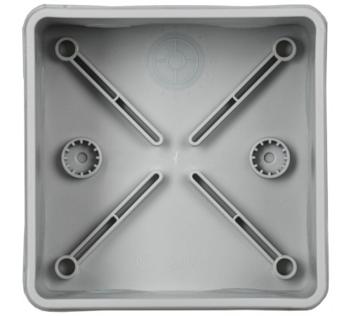 Коробка распределительная КМ42455 о/п 100х100х50мм IP67 8 вв. серая   UKO21-100-100-050-K41-66  IEK