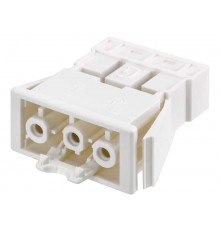 Simon Connect Коннектор "мама", 3-х проводный, СБСП, безвинтовое соединение,, белый  CR0001-9  Simon