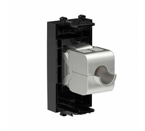 Компьютерная розетка RJ-45 без шторки модульная, кат.6 экранированная, "Avanti", "Черный квадрат", 1 модуль  4402791  DKC