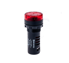 Звонок с подсветкой, 80дБ, красный 24V C/DC MT22-SM24  53446  ОВЕН