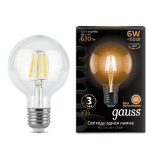 Лампа светодиодная LED 6Вт E27 220В 2700К  105802106  Gauss