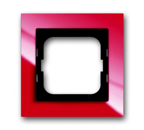 Рамка 1-постовая, серия axcent, цвет красный  1754-0-4340   2CKA001754A4340  ABB