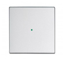 SR-1-83 Клавиша одинарная free@home, future, серебристый алюминий  6220-0-0138   2CKA006220A0138  ABB