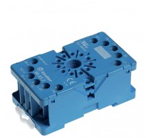 Розетка с винтовыми клеммами (с зажимной клетью) для реле 60.12, таймера 88.12; Varitec; версия: синий цвет  90823  Finder