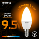 Лампа светодиодная LED 9.5Вт E14 220В 3000К Candle (свеча)  103101110  Gauss