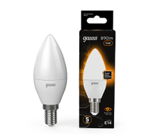 Лампа светодиодная LED 9.5Вт E14 220В 3000К Candle (свеча)  103101110  Gauss