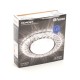 Светильник потолочный встраиваемый под лампу GX53 CD4021 20LED*2835 SMD 4000K, 15W GX53, без лампы, прозрачный, хром  29474  FERON