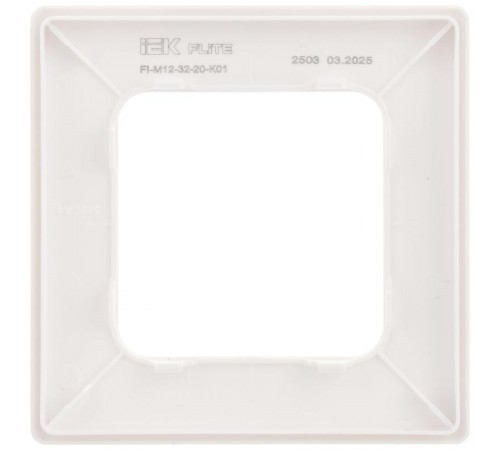 FLITE Classic Рамка 1-ая РУ-1-К-ФлБ белый  FI-M12-32-20-K01  IEK