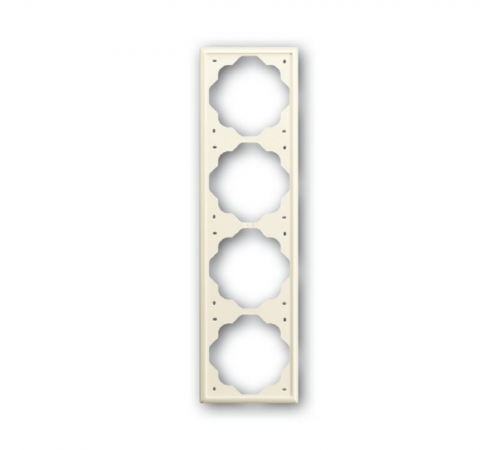 Рамка 4-постовая, серия impuls, цвет слоновая кость  1754-0-4315   2CKA001754A4315  ABB