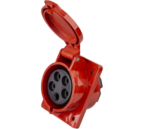 Розетка 14 317 NCA-SR425-32-380 стационарная скрытая 32А 3P+N+PE IP44 14317 Navigator