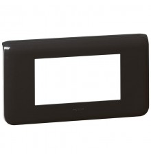 Рамка - Программа Mosaic - 4 модуля - горизонтальная - антрацит  079054  Legrand