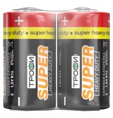 Батарейка солевая (ЭП) R14-2S (24/600/9600) (C)   C0033713  ТРОФИ