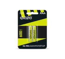 Батарея аккумуляторная AAA 600мАч Ni-MH BL-2  5002852  ФАZА
