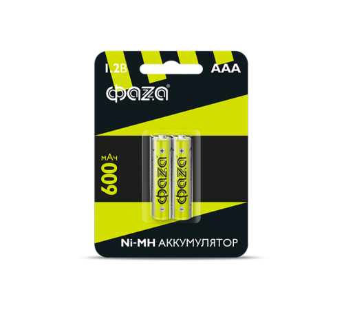 Батарея аккумуляторная AAA 600мАч Ni-MH BL-2  5002852  ФАZА