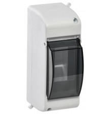 Корпус пластиковый навесной на 2 модуля КМПн 2/2 146х59х83мм IP30 с прозрачной крышкой KREPTA 3  MKP42-N-02-30-20  IEK