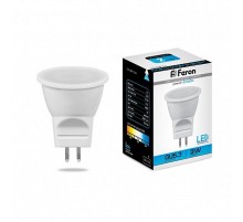 Лампа светодиодная LB-271 (3W) 230V G5.3 6400K MR11  25553  FERON