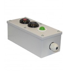 ПКУ-15-21.131-40У2 (1*СКЛ11 зеленая, 220В + 1*КЕ011/2(1з+1р) черная + 1*КЕ011/2(1з+1р) красная + PG-19), пост управления  ET008541  Электротехник