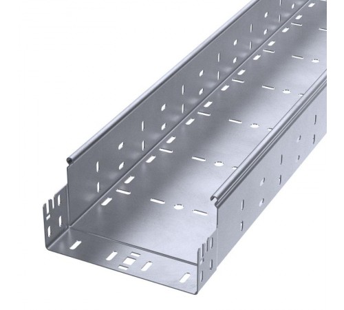 Лоток перфорированный Профи INOX (AISI 316) 200х100x3000 (2,0 мм) (6 м/уп)  PR16.13454  Промрукав
