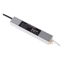 Источник питания тонкий 220V AC/24V DC, 1А, 24W с проводами, влагозащищенный (IP67)  201-024-2  REXANT